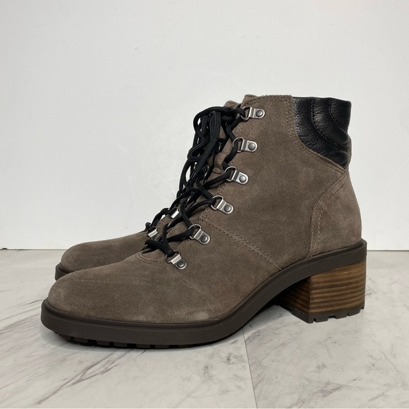 New! Lucky Brand Dareek Lace Up Combat Bootie 9 1/2 M - Picture 14 of 14